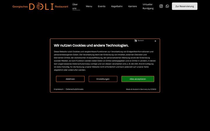 Screenshot of doli.restaurant
