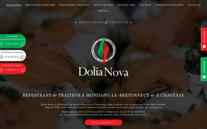 Screenshot of dolia-nova.com