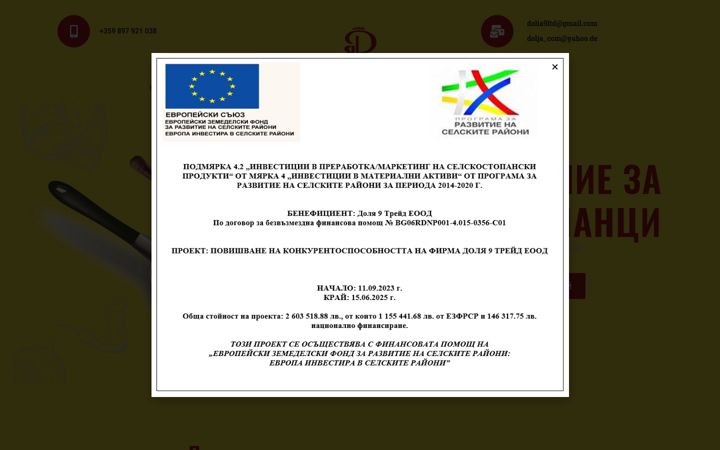 Screenshot of dolia9.com