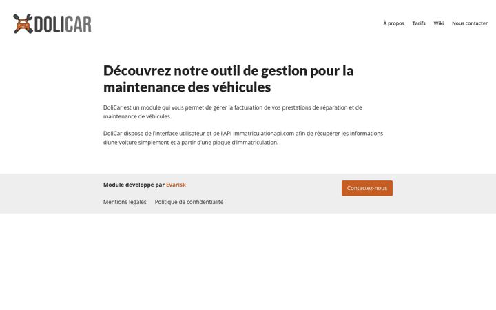 Screenshot of dolicar.fr
