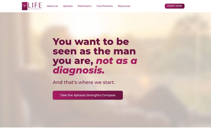 Screenshot of dolifespeechpathology.com