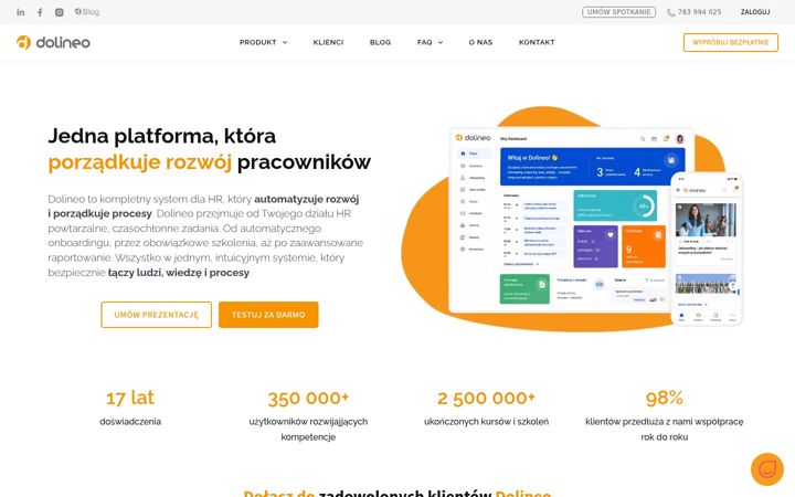 Screenshot of dolineo.com