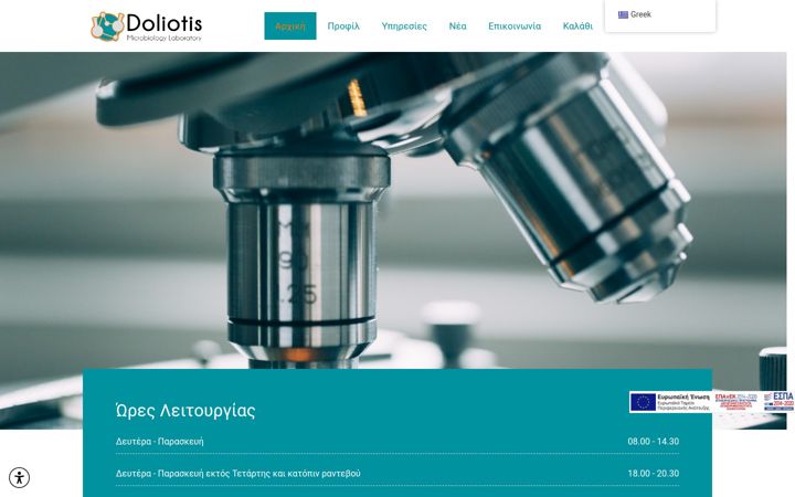 Screenshot of doliotis.com