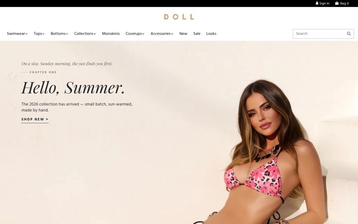 Screenshot of doll.com