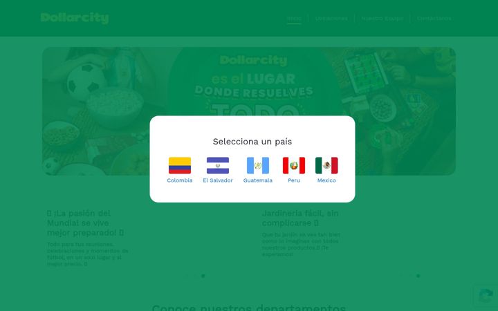 Screenshot of dollarcity.com