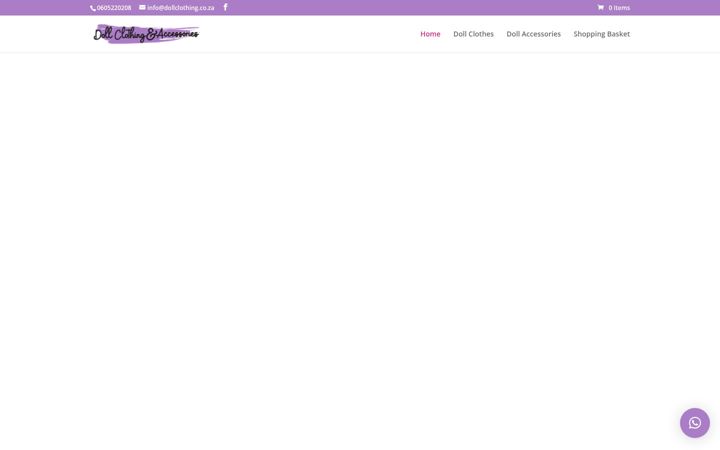 Screenshot of dollclothing.co.za