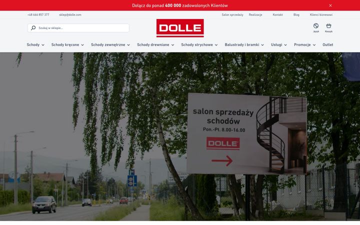 Snimka zaslona za dolle.com.pl