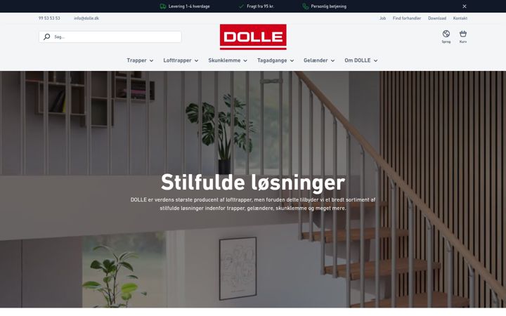 Screenshot of dolle.dk