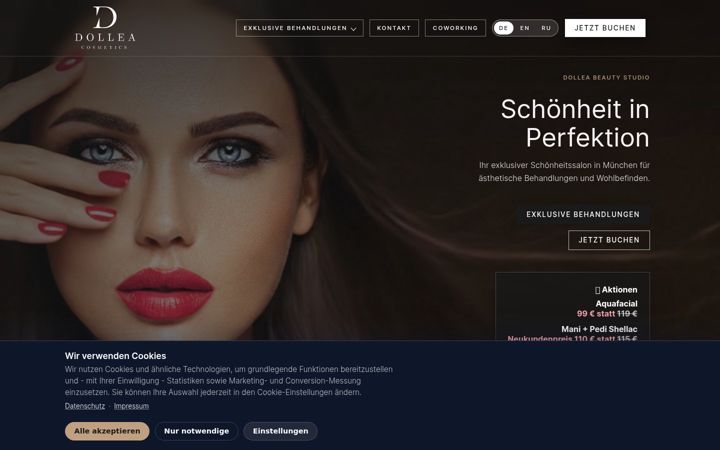 Screenshot di dollea.de