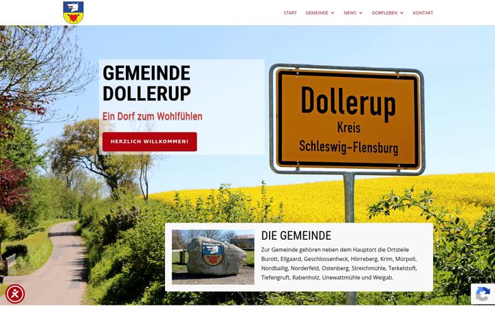 Screenshot di dollerup.de