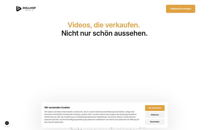 Screenshot of dollhof-media.de