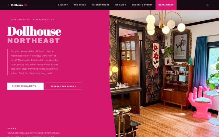Screenshot of dollhousenortheast.com