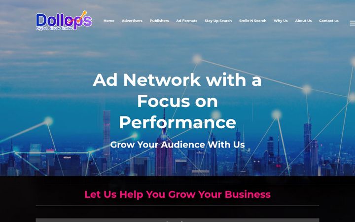 Screenshot of dollopsdigital.com