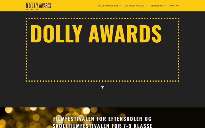 Screenshot of dollyawards.dk