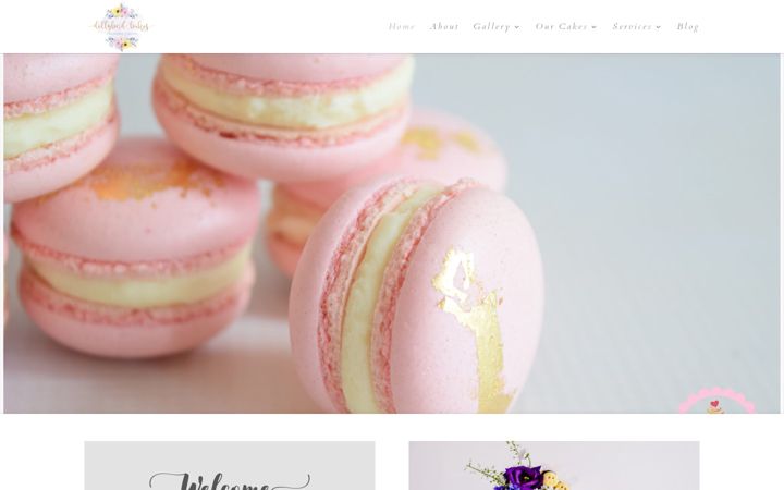 Screenshot of dollybirdbakes.co.uk
