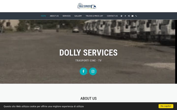 Screenshot of dollyservices.com