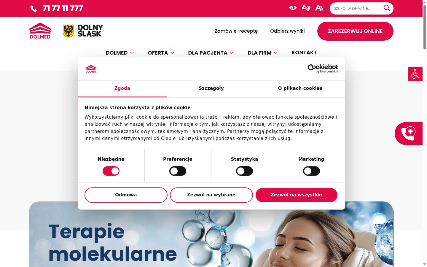 Ekrānuzņēmums ar piekrišanas baneri, kas tika rādīts pirms jebkādas mijiedarbības