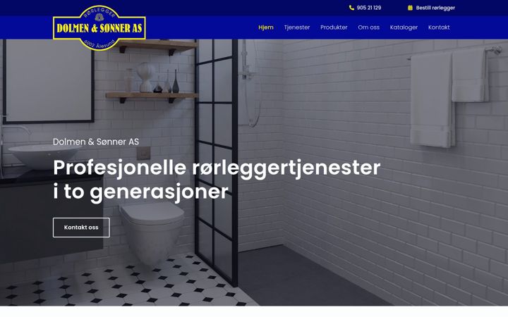 Skærmbillede af dolmenogsonner.no