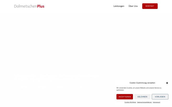 Screenshot of dolmetschenplus.de