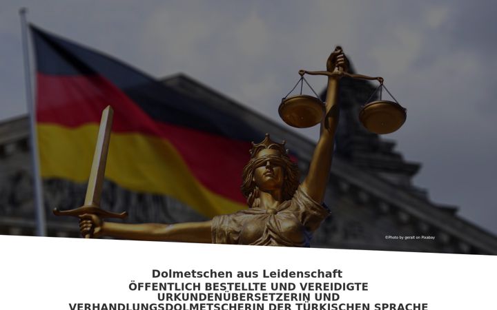 Screenshot of dolmetscher-sentuerk.de
