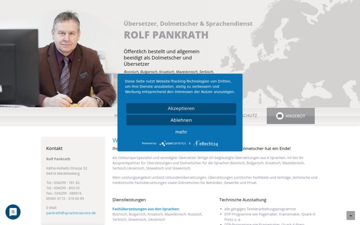 Screenshot of dolmetscher-uebersetzer-mazedonisch.de