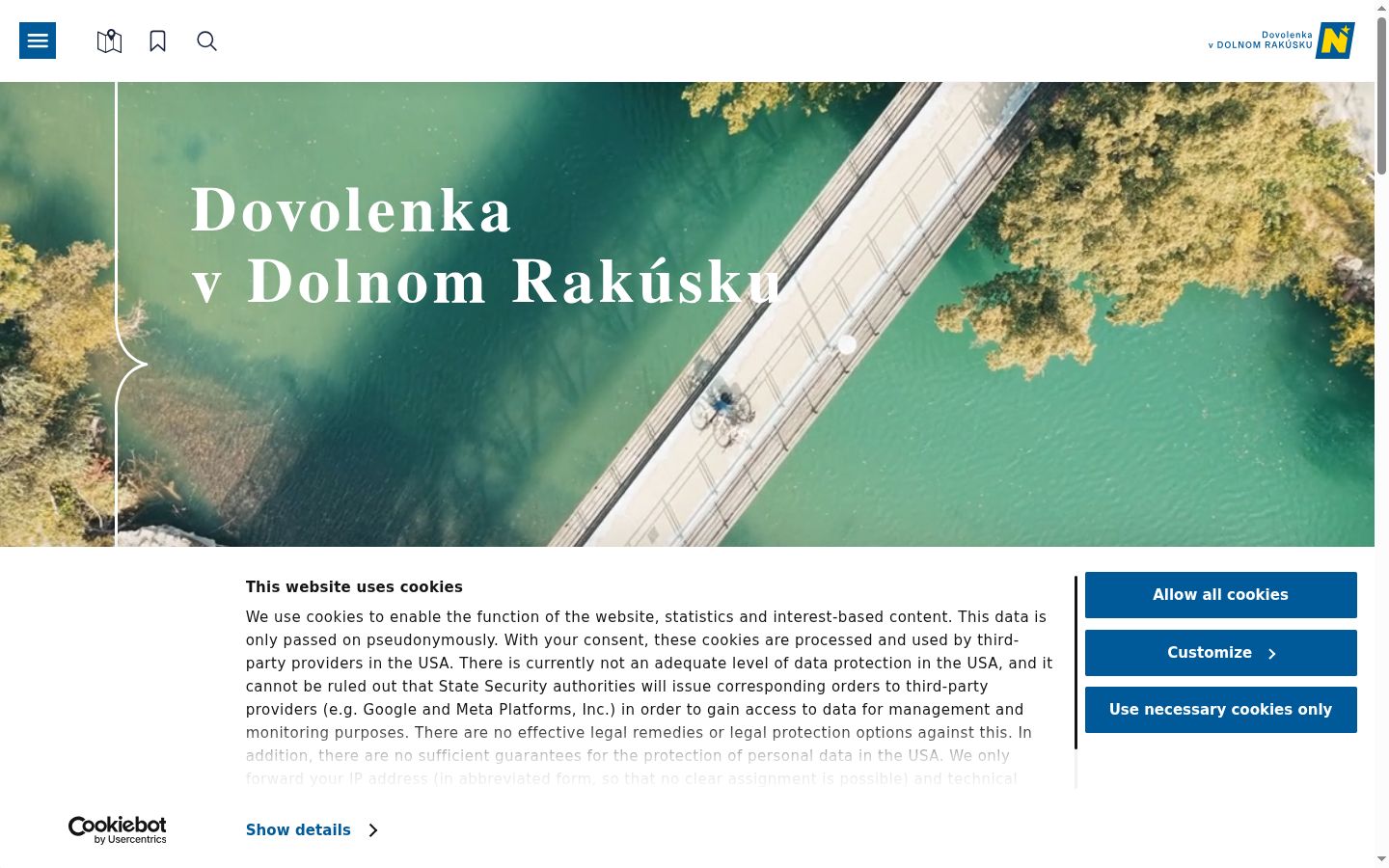 Screenshot tal-banner tal-kunsens muri qabel kwalunkwe interazzjoni