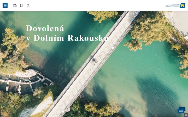 Snímek obrazovky dolni-rakousko.info