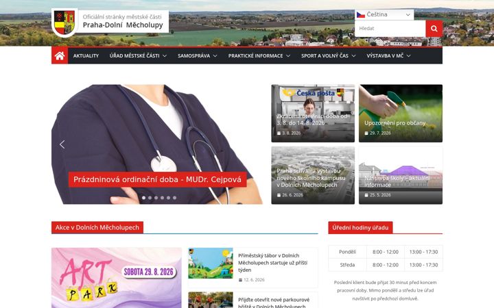 Képernyőkép: dolnimecholupy.cz