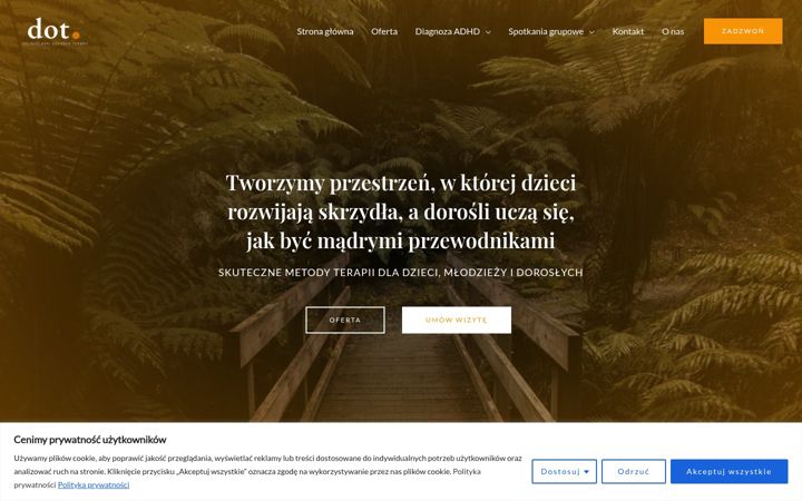 Screenshot ta' dolnoslaskiosrodekterapii.pl