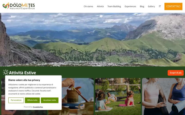 Screenshot ta' dolometes.it