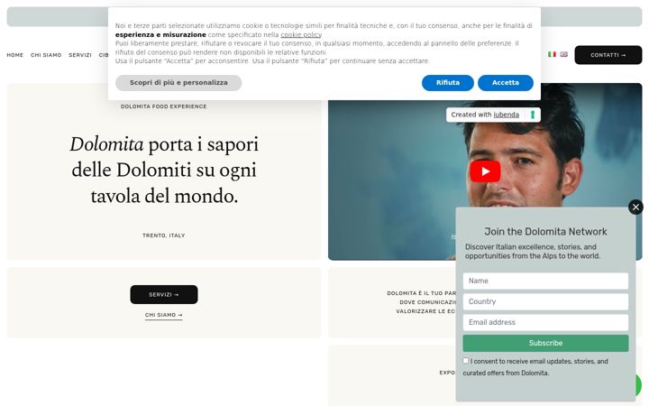 Screenshot ta' dolomita.it