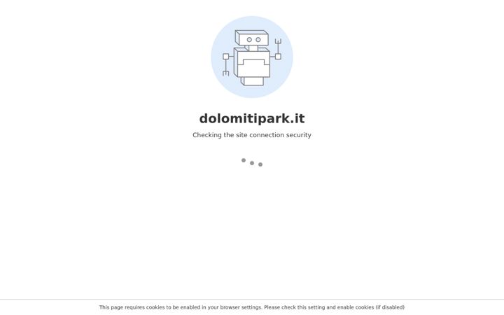 Screenshot of dolomitipark.it