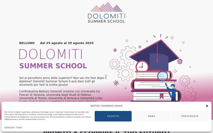 Screenshot of dolomitisummerschool.it