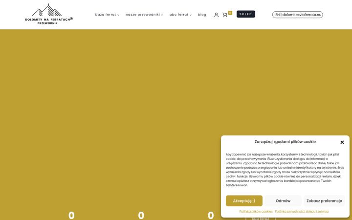 Screenshot ta' dolomitynaferratach-przewodnik.pl