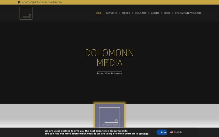 Screenshot of dolomonn-media.com