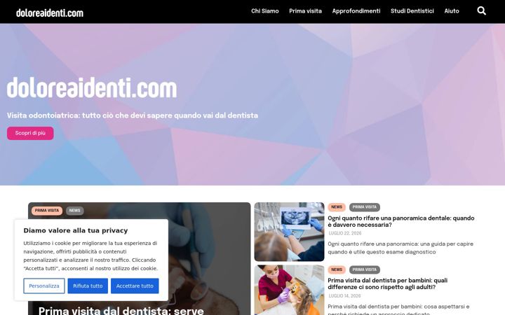Screenshot of doloreaidenti.com