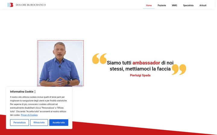 Screenshot of doloreburocratico.it