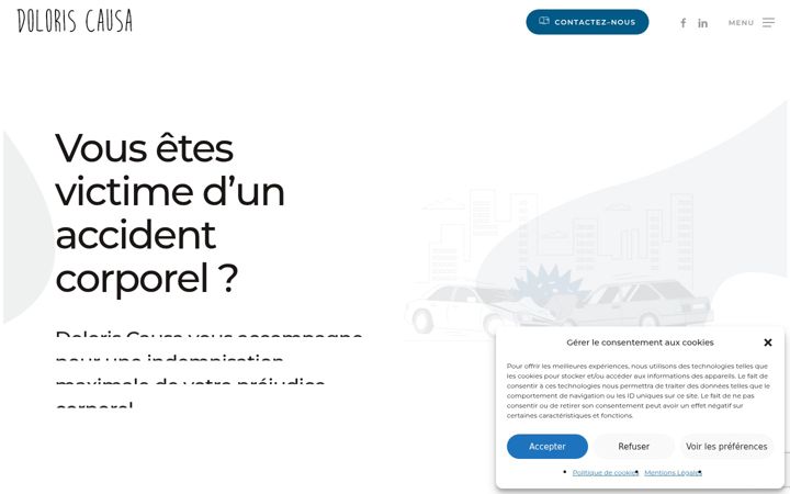 Screenshot von doloris-causa.fr