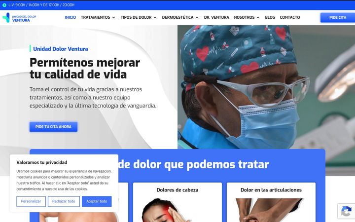 Screenshot of dolorventura.com