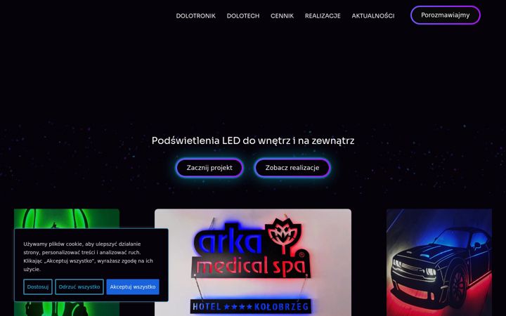 Screenshot ta' dolotronik.pl