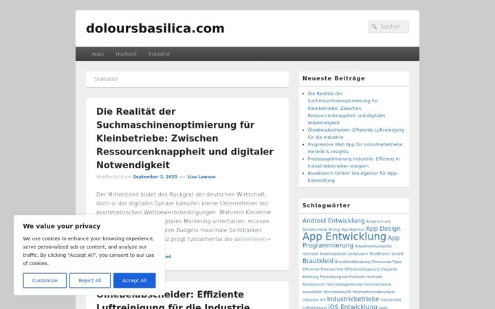 Screenshot of doloursbasilica.com