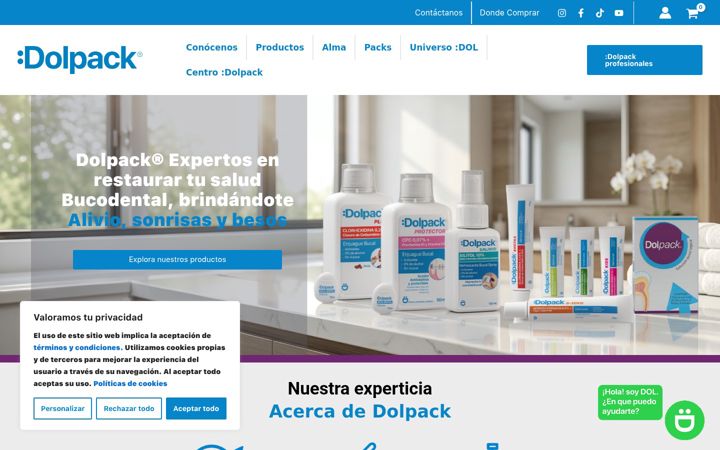 Screenshot του dolpack.co