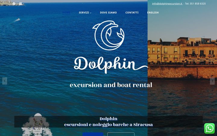 Screenshot of dolphinexcursion.it