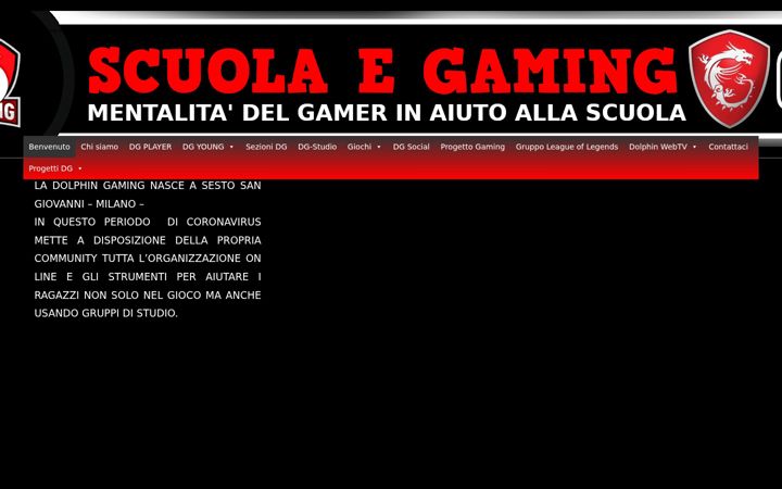 Screenshot of dolphingaming.it