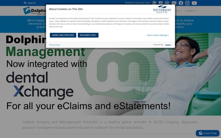 Screenshot of dolphinimaging.com