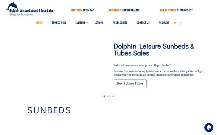 Snímek obrazovky dolphinleisuresunbeds.co.uk