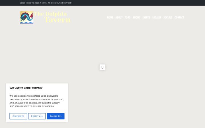 Screenshot of dolphintavern.co.uk