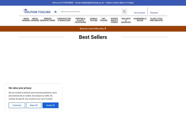 Screenshot of dolphintooling.co.uk