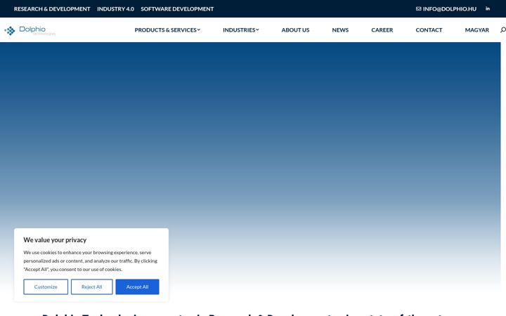 Screenshot of dolphio.hu