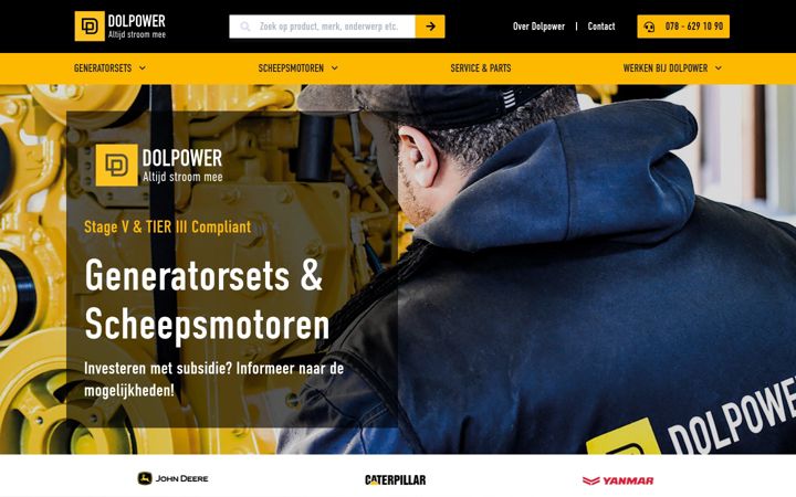 Screenshot of dolpower.nl